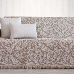 Ριχτάρι τριθέσιου (170X300) Cotone FLORA εκρού