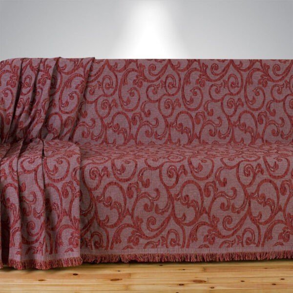 Ριχτάρι τετραθέσιου (170X340) Cotone VERONA κεραμιδί