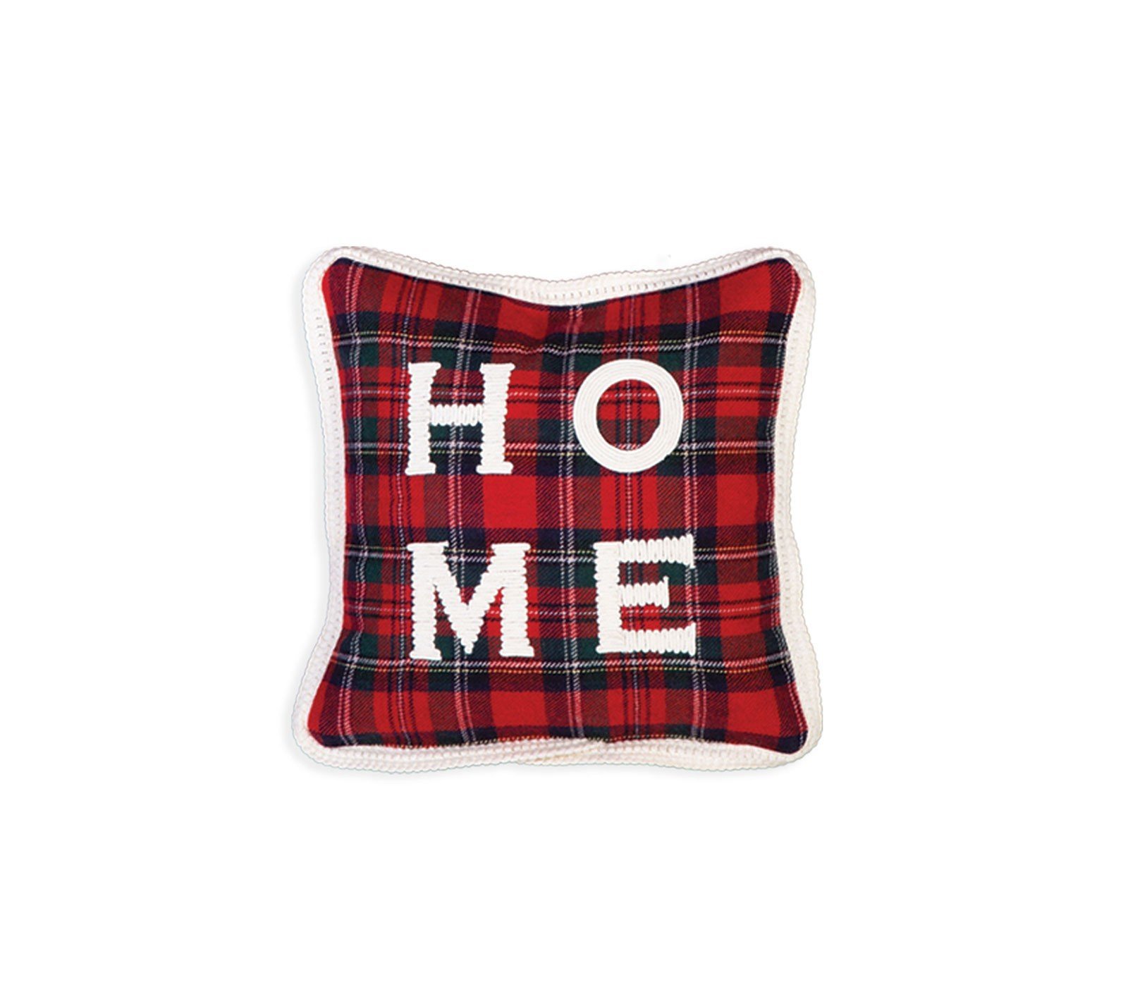 5205495505558 Χριστουγεννιάτικο Μαξιλάρι 30x30 Nef Nef Christmas Check Red - Image 1