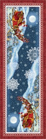 Χριστουγεννιάτικο Σετ 4τμχ Καρέ-Σεμέ Vassiliadis Guizzo 2καρέ100×100&2σεμέν40×100 - Image 3