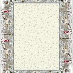 Χριστουγεννιάτικο Τραπεζομάντηλο 140x180 Vassiliadis Joy Silver 854