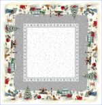 Χριστουγεννιάτικο Τραπεζομάντηλο 140x140 Vassiliadis Joy Silver 995 - Image 2