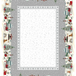 Χριστουγεννιάτικο Τραπεζομάντηλο 140x180 Vassiliadis Joy Silver 995