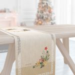 Χριστουγγενιάτικο Runner 40x160 Saint Clair Laser Cut 2035