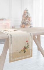 Χριστουγγενιάτικο Runner 40x160 Saint Clair Laser Cut 2035