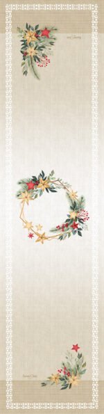 Χριστουγγενιάτικο Runner 40x160 Saint Clair Laser Cut 2035 - Image 2