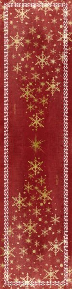 Χριστουγγενιάτικο Runner 40x160 Saint Clair Laser Cut 2037 Red - Image 2