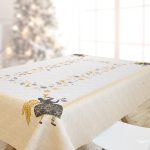 Χριστουγγενιάτικο Τραπεζομάντηλο 145x145 Saint Clair  2042
