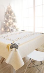 Χριστουγγενιάτικο Τραπεζομάντηλο 145x180 Saint Clair 2042