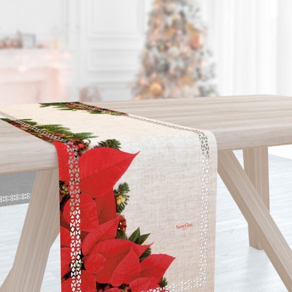 Χριστουγγενιάτικο Runner 40x160 Saint Clair Laser Cut 2008