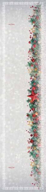 Χριστουγγενιάτικο Runner 40x160 Saint Clair Laser Cut 2029 - Image 2