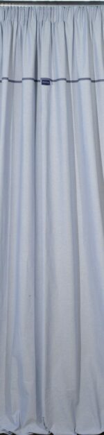 Nautica Ραμμένο Φύλλο Κουρτίνας με Τρέσα 145χ270 Σιέλ 49-10400/201 - Image 2
