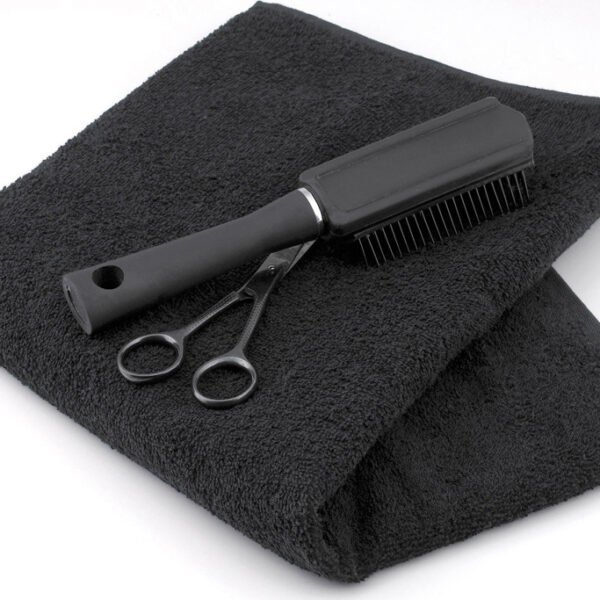 Πετσέτα κομμωτηρίου Art 3030 40x80 Μαύρο   Beauty Home