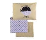 Σετ Σεντόνια Κούνιας 120×170 Nef Nef Rock Star Boy Yellow - Image 3