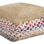 Πουφ Σκαμπό 50x50x25 Guy Laroche Boho Multi