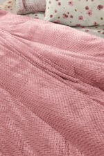 Κουβέρτα Ulta Soft Ημίδιπλη 160×220 Guy Laroche Rombus R Coral - Image 3