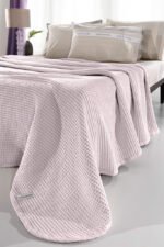 Κουβέρτα Πικέ Ημίδιπλη 160×240 Guy Laroche Eternity Pudra