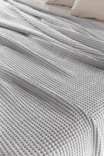 Κουβέρτα Πικέ Υπέρδιπλη 230×240 Guy Laroche Eternity Silver - Image 3