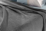 Κουβέρτα Πικέ Μονή 160×240 Guy Laroche Eternity Anthracite - Image 3