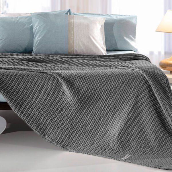 Κουβέρτα Πικέ King Size 260×240 Guy Laroche Eternity Anthracite