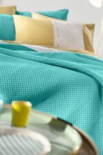 Σετ Κουβερλί 2 Τεμαχίων Μονό 160x240 Guy Laroche Riva Petrol - Image 2