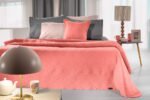 Σετ Κουβερλί King Size 2 Τεμαχίων 240x250 Guy Laroche Curves Coral