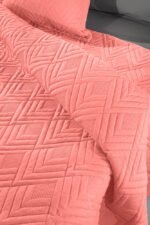 Σετ Κουβερλί King Size 2 Τεμαχίων 240x250 Guy Laroche Curves Coral - Image 2