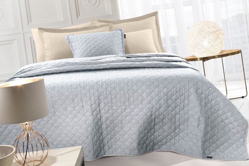 1114086221058 Σετ Κουβερλί 2 Τεμαχίων Υπέρδιπλο 220×240 Guy Laroche Mystral Denim - Image 1