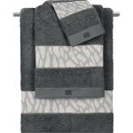 Σετ Πετσέτες 3 Τεμαχίων Guy Laroche Colorado Anthracite-Silver