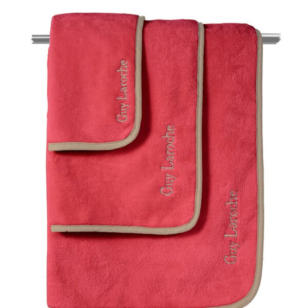 Σετ Πετσέτες 3 Τεμαχίων Guy Laroche Comfy Red