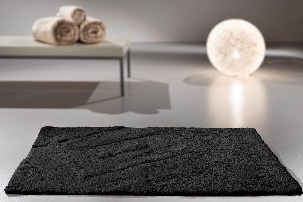 1127091120013 Πατάκι Μπάνιου 55x85 Guy Laroche Trivia Black - Image 1