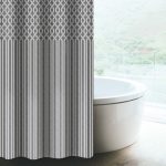 Κουρτίνα Μπάνιου 180×190 Αδιάβροχη Guy Laloche Ventura Anthracite