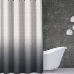 Κουρτίνα Μπάνιου 240×185 Αδιάβροχη Guy Laloche Mykonos Anthracite