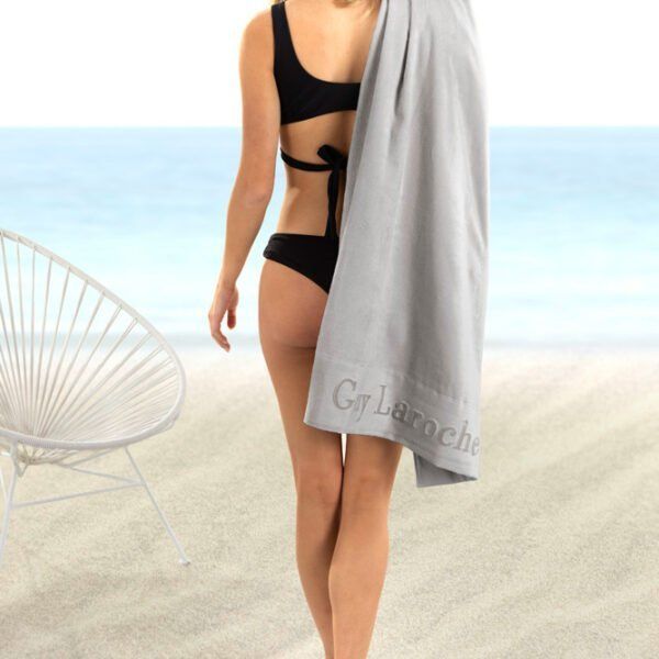 Πετσέτα Θαλάσσης 80x170 Guy Laroche Varadero Silver