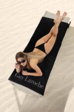 Πετσέτα Θαλάσσης 80x170 Guy Laroche Oceano Black
