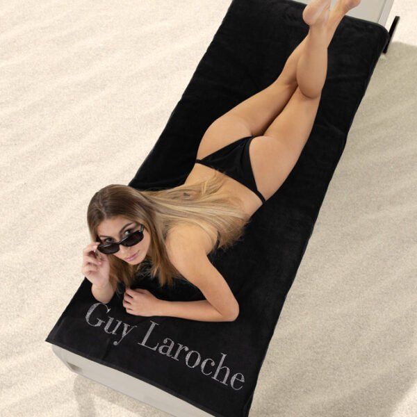 Πετσέτα Θαλάσσης 80x170 Guy Laroche Oceano Black