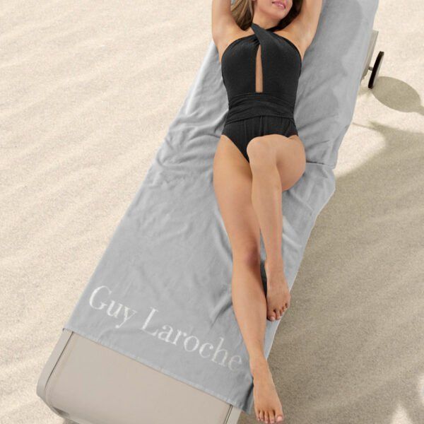 Πετσέτα Θαλάσσης 80x170 Guy Laroche Oceano Silver