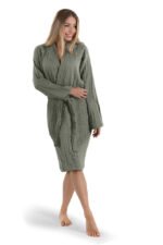 Μπουρνούζι Guy Laroche Supreme Khaki