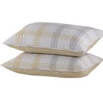 Ζεύγος Μαξιλαροθήκες 52×72 Nef Nef BRADFORD YELLOW
