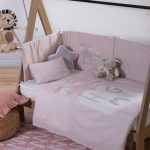 Σετ Σεντόνια Κούνιας 120×170 Nef Nef Lovely Fox Pink