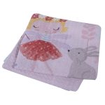 Κουβέρτα Πικέ Κούνιας 110×150 Nef Nef Magic World Pink