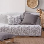 Ριχτάρι Πολυθρόνα 170×180 Nef Nef Salvia Ecru-Black