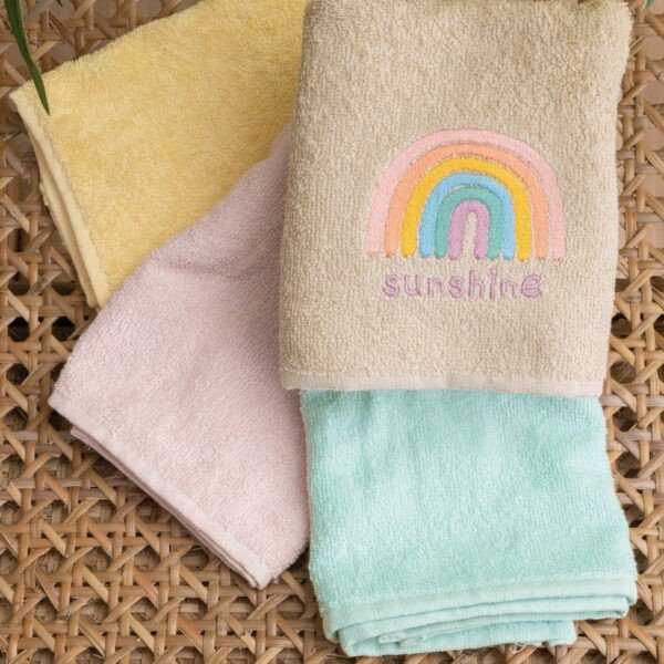 Σετ 4 Πετσετάκια Μπανιου Kids Bath 40x60 SUNSHINE - Palamaiki