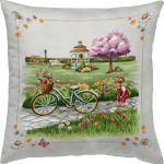 Πασχαλινή Διακοσμητική Μαξιλαροθήκη 45x45 Vassiliadis Kiss 1178