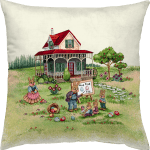 Πασχαλινή Διακοσμητική Μαξιλαροθήκη 45x45 Vassiliadis Kiss 1184