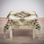 Καρέ 95Χ95 Δαμάσκο Βελούδο μέντα