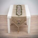 Τραβέρσα 35Χ170 Δαμάσκο Βελούδο μπεζ