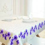 Πασχαλινό Τραπεζομάντηλο 145×180 Saint Clair Easter 11 Purple