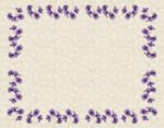 Πασχαλινό Τραπεζομάντηλο 145×180 Saint Clair Easter 11 Purple - Image 2