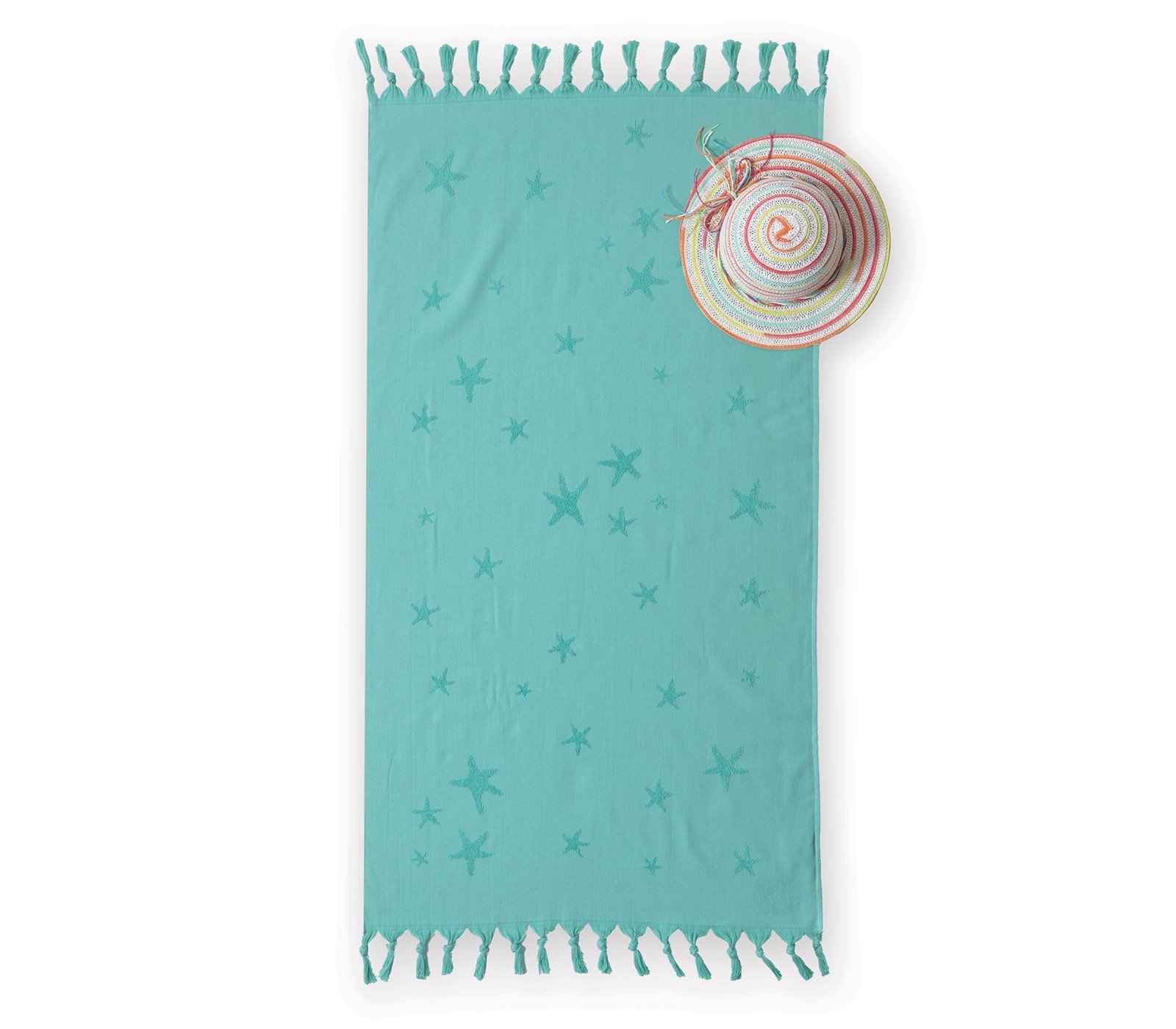 5205495518848 Παιδική Πετσέτα Θαλάσσης 70x120 Nef Nef Ocean Stars Aqua - Image 1